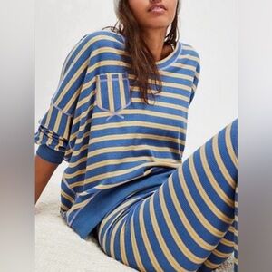 Free People Intimately‎ Make It Happen Striped Leggings